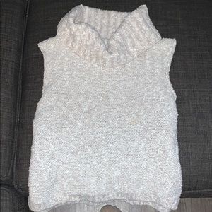 Free people turtleneck sleeveless sweater